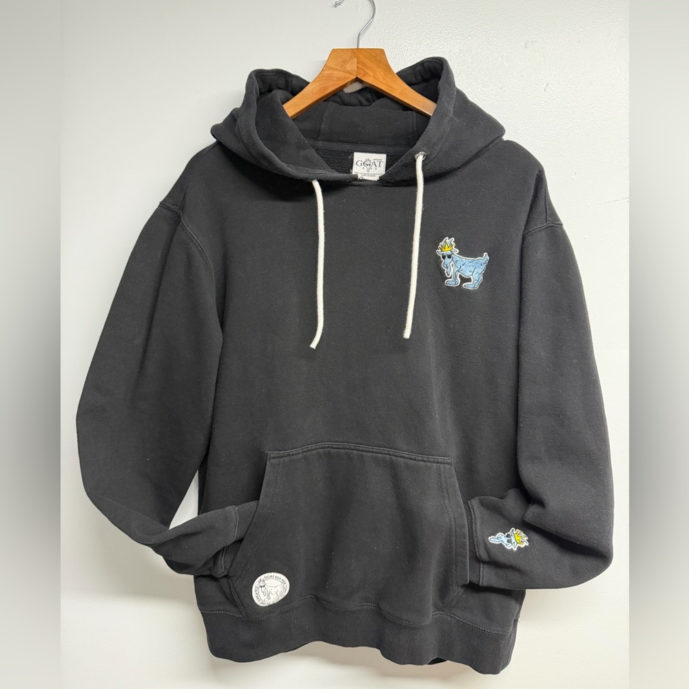 GOAT USA OG Hooded Sweatshirt Mens Size Medium Color Black